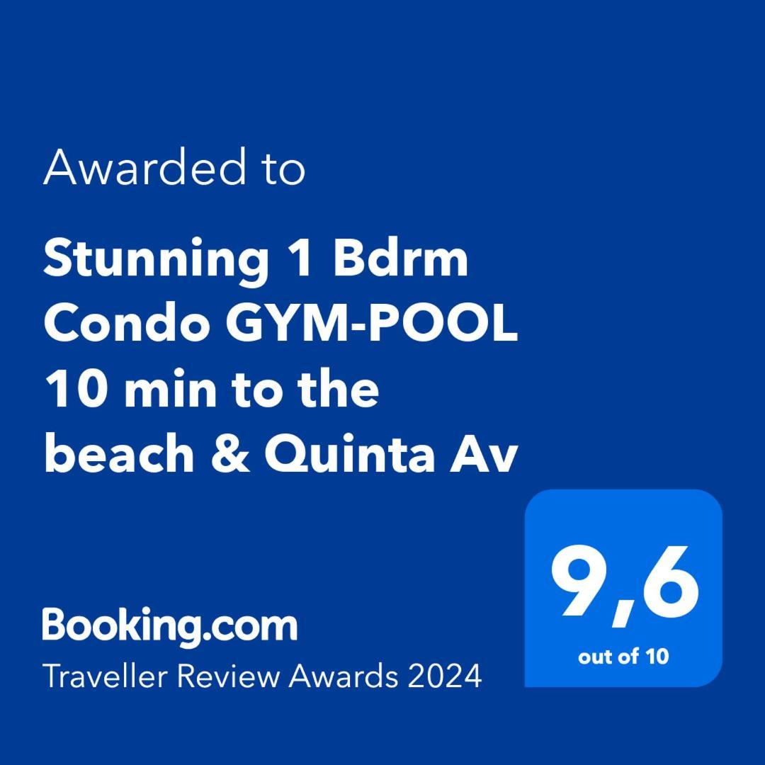 Stunning 1 Bdrm Condo Gym-Pool 10 Min To The Beach & Quinta Av Πλάγια Ντελ Κάρμεν Εξωτερικό φωτογραφία